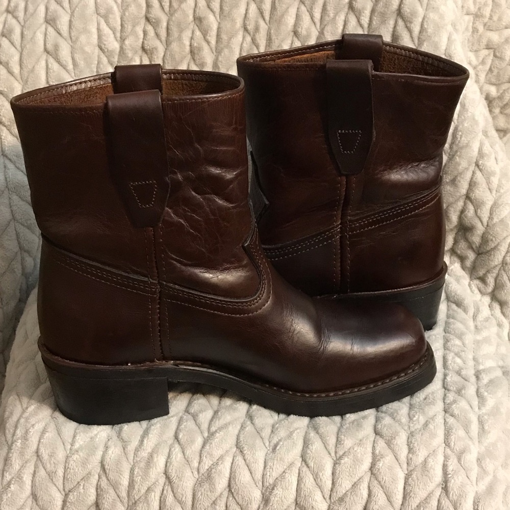 Burgundy Brown Vulcan Durango Ankle Boots